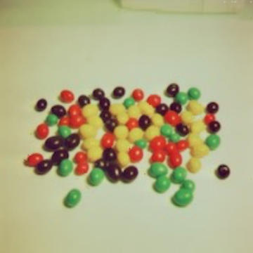 Jelly beans: Grow in both dimensions